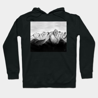 Black Snow Valley Mountain Hoodie